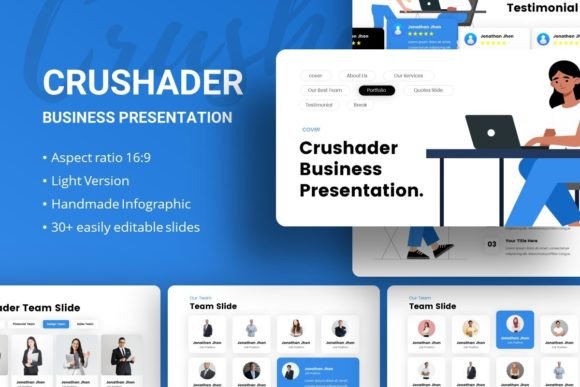 Discover the Versatility of Crushader Business Presentation Template