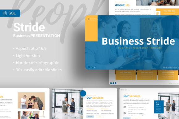 Discover the Versatility of Stride Business Google Slides Template