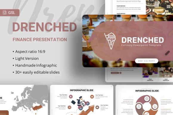Exploring Google Slides - Drenched: A Versatile Presentation Template