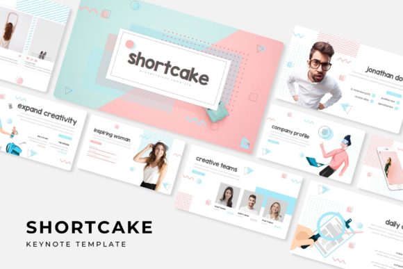 Exploring the Versatility of Shortcake Keynote Template for Professional Presentations