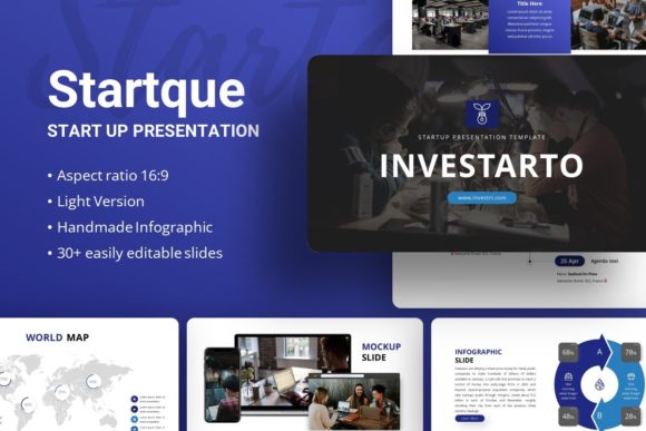 Introducing Investarto: A Versatile Startup Presentation Template