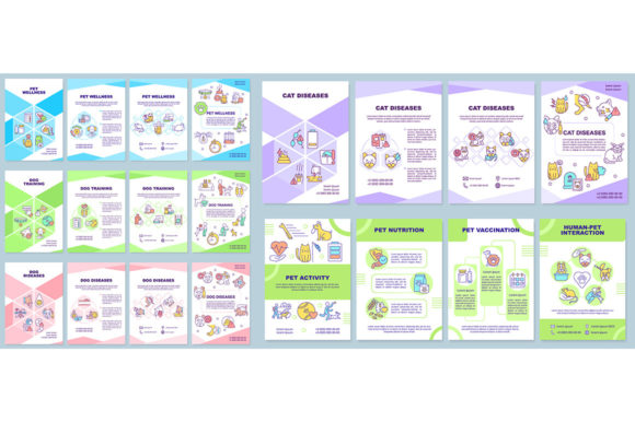Pet Wellness Brochure Templates for Creatives