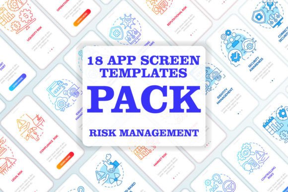 Strategic Use of Risk Categories Mobile App Screen Bundle for Enhanced Decision-Making