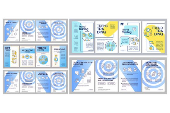 Trend Management Brochure Template Set