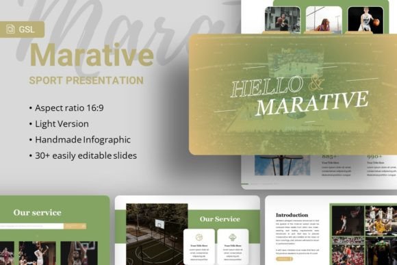 Unlock Creativity with Marative Sport Google Slides