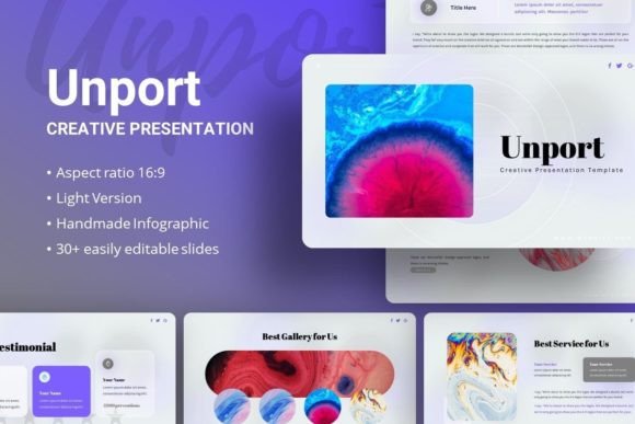 Unport Creative Presentation Template