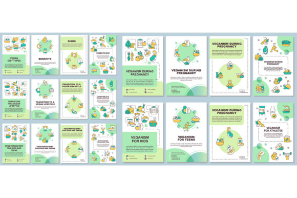 Vegan Lifestyle Brochure Template Set: A Comprehensive Guide to Plant-Based Living